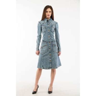 Moschino Multicolor Katoenen Casual Jurk