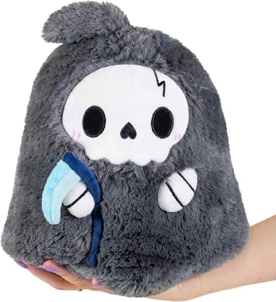 Zachte Knuffel - Pluche Figuur - Decoratie en Verzamelobject - Origineel Superzacht Ontwerp - 7 inch - Grijs