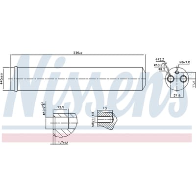 Droger, airconditioningsysteem NISSENS 95452