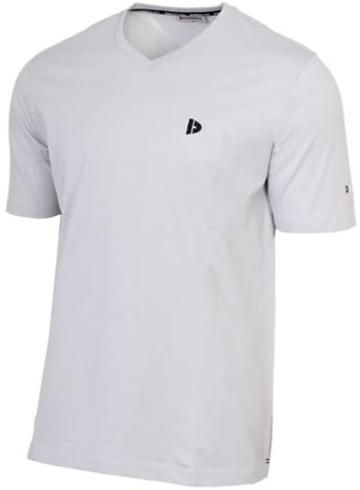 Donnay - T-shirt (Berno) - Sportshirt - V-hals shirt - Heren - Light grey (344) - maat S