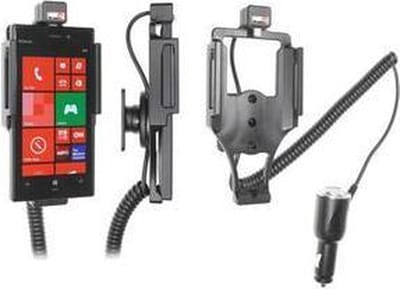 Brodit houder geschikt voor Nokia Lumia 928 Actieve houder met 12/24V lader Let Op: Uitlopend Artikel, Kan niet retour!