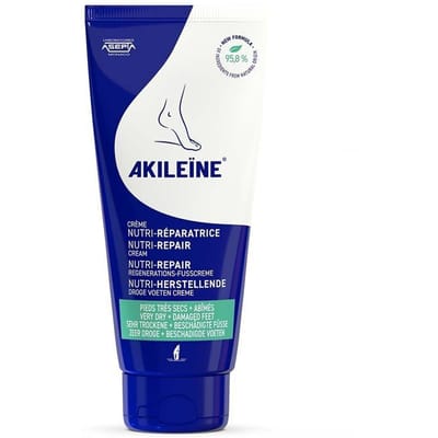 Akileine Creme Nutri Repair. Droge Voeten Tube 100ml