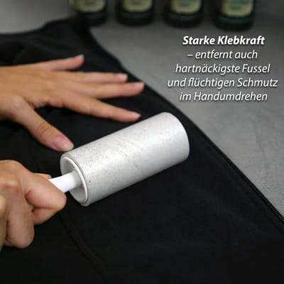 Famanu – Kledingroller met 600 vellen – Pluisverwijderaar met 2 handgrepen – Voor honden- en kattenhaar
