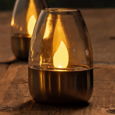 Lindby - Solar buitenverlichting - 10lichts - Roestvrij staal, kunststof - H: 8.8 cm - roestvrij staal, helder - Inclusief lichtbronnen
