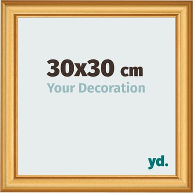 Your Decoration - Fotolijst 30x30 cm - MDF - Goud Mat - Lazio