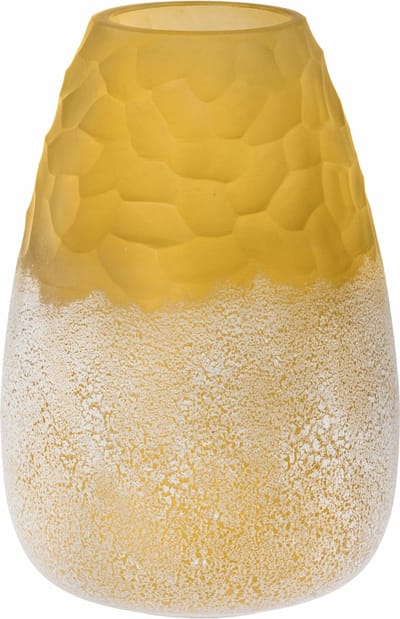 Riverdale - Vaas Yade amber 26cm Geel