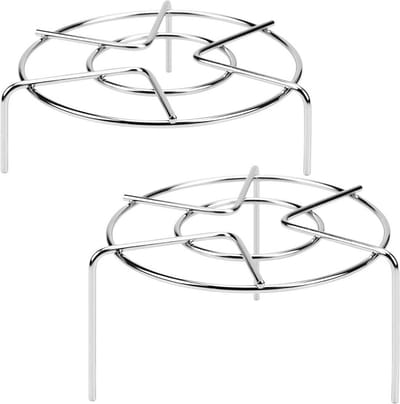 Set van 2 RVS Stoommandjes voor Instant Pot en Kookpan - 6.4 Inch - Groente en Vis Stomen
