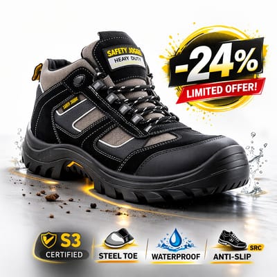 Safety Jogger Climber S3 Zwart Werkschoenen