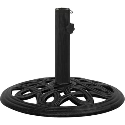 vidaXL - Parasolvoet - 44x44x32 - cm - gietijzer - zwart