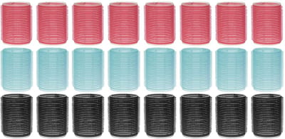 Dailygoods- Haarkrullers Set van 24 - Zelfklevende Haarrollers - Hittevrije Krulstyling - Kapperskwaliteit - Voor Alle Haartypes - Ø 20 mm