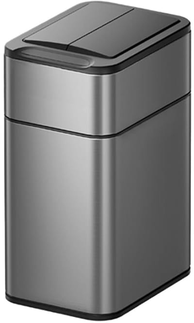 Slimme Prullenbak - Sensor Vuilnisbak - Hygiënisch Werken - Automatische Zakvervanging - 15L Capaciteit - Grijs
