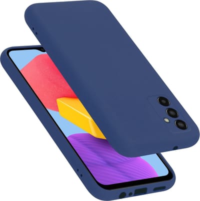 Cadorabo Hoesje geschikt voor Samsung Galaxy M13 4G in LIQUID BLAUW - Beschermhoes gemaakt van flexibel TPU silicone Case Cover