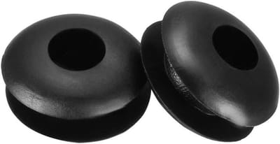50 Stuks Zwarte Rubber Grommets 4mm Kabelbeschermringen voor Elektrische Draad en Stekkers