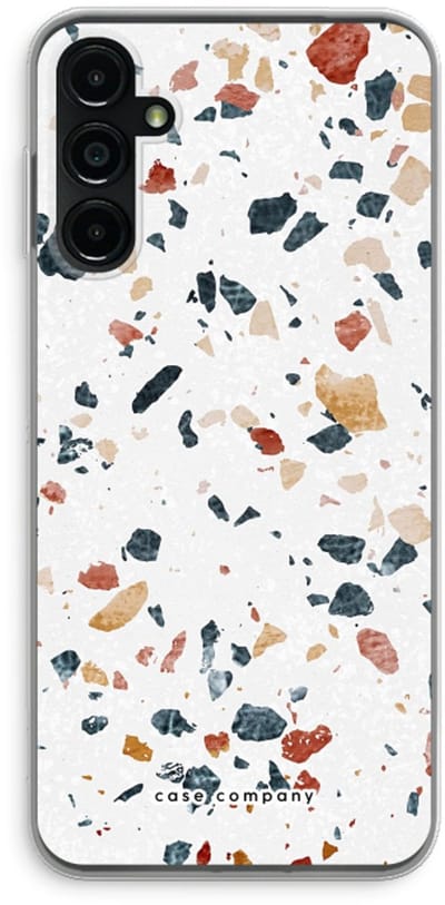 Case Company® - Hoesje geschikt voor Samsung Galaxy A14 hoesje - Terrazzo N°4 - Soft Cover Telefoonhoesje - Bescherming aan alle Kanten en Schermrand