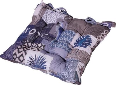 Madison bistro tuinkussen Tropic 46x46 cm - blauw