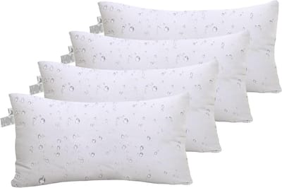Kussen Vullingen - Sierkussen Inzet - Buiten Meubilair - Waterdicht Hypoallergeen - 12x20 Inch - Wit