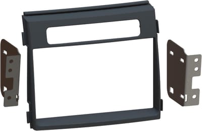 2-DIN Paneel geschikt voor Kia Soul (AM Facelift) 2011-2014 Kleur: Zwart