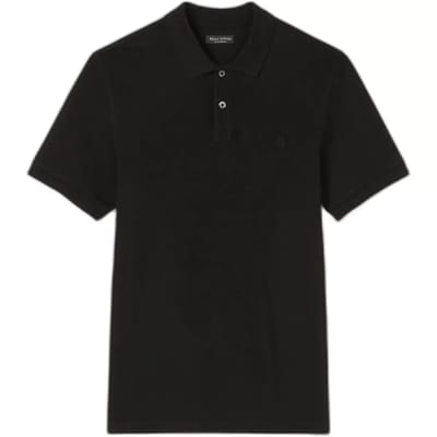 Marc O'Polo regular fit polo - heren poloshirt - zwart
