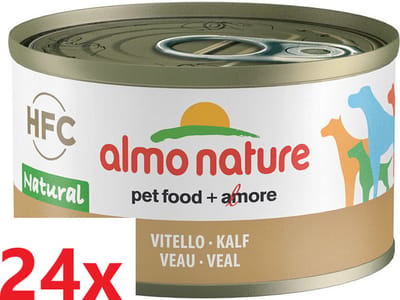 Almo Nature HFC - Blik Hondenvoer - Kalfsvlees - 24x95gr