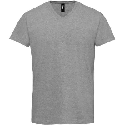 SOLS Unisex Imperial V Hals T-shirt voor volwassenen (Grijze Mergel)
