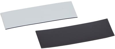 Beschrijfbare Magnetische Etiketten - 20 x 60mm - Wit - 50 stuks