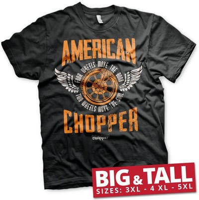 Hybris American Chopper Two Wheels Big & Tall T-shirt DC-99-AC003-H84-7