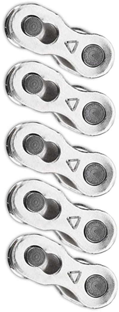 5 Pairs Fietsketting Schakel met Snelle Ontgrendeling, Stalen Verbinding Pin voor 8/9/10 Versnellingen, Geschikt voor Racefietsen en Mountainbikes