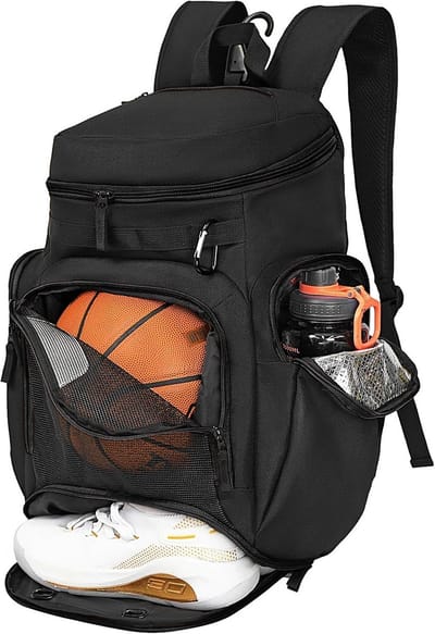 Ruime Sportrugzak met Bal- en Schoenencompartiment - Multifunctionele Gymtas voor Basketbal, Fitness en Reizen
