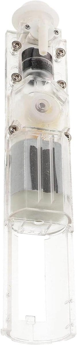 Zuigerpomp Waterflosser - Monddouche Pompdeel - Mondhygiëne Verbeteren - Transparant Inspecteerbaar - 157 cm - Wit