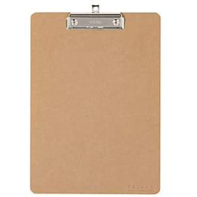 Falken klembord Pure Nature, A4, voor 50 vel, met ophanglus, FSC® boekbindkarton en metaal, naturel bruin, 1 stuk