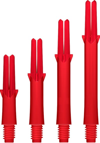 L-Style L-Shaft Locked Straight Red - Dart Shafts