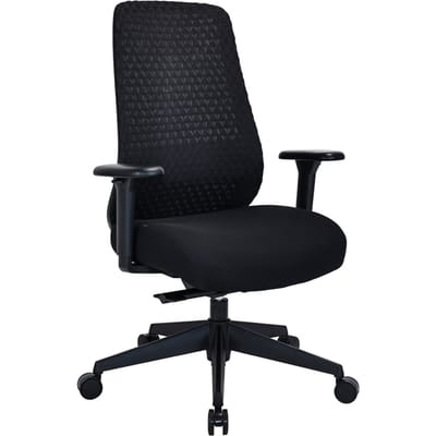 Professionele bureaustoel Verviq Zwart hjh OFFICE