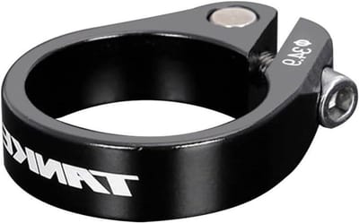 Fietszadelklem - Zadelpenklem - Zadelhoogte Aanpassen - Lichtgewicht Aluminium - 349 mm - Zwart