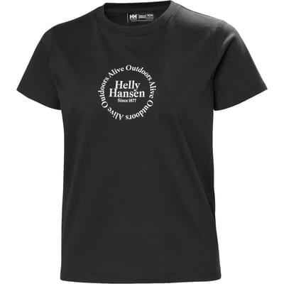 Helly Hansen Core Graphic 2.0 T-shirt Met Korte Mouwen Zwart L Vrouw
