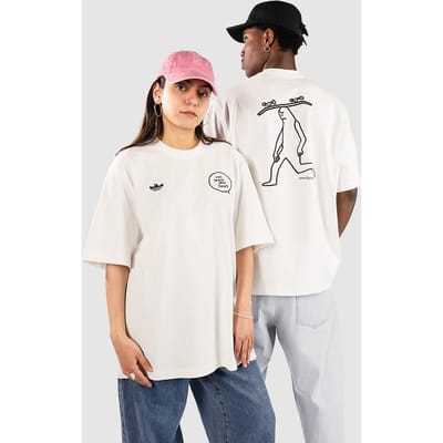 adidas Skateboarding Gonz Spot T-Shirt wit