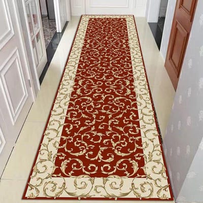 Chinese Stijl Hal Lange Gang Loper Tapijten Bruiloft Rood Hotel Doorgang Entree Matten Gangpad Huis Aanpasbaar Trapkleed 60x100cm
