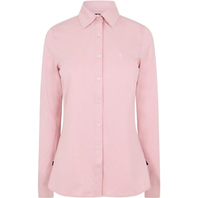 Musto Dames/Dames Getailleerde Overhemd Met Lange Mouwen (Roze)