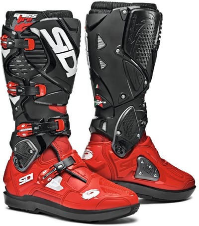Sidi Crossfire 3 SRS Crosslaarzen Rood Zwart - Laars