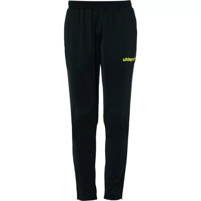 Uhlsport Stream 22 Trainingsbroek Kind Zwart-Limoen Geel Maat 164