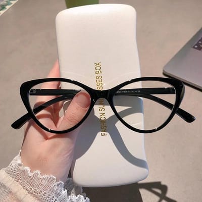Lunettes de Vue Cadre Forme Ovale Bleue Style Vintage Petite Forme Cadre Lunettes de Vue Lunettes Anti Lumière Bleue pour Femmes Nouveau Cadre de Lunettes Style Y2K Élégant Anti Blue Light