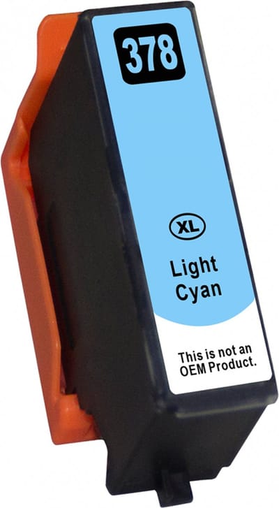 Huismerk geschikt voor Epson 378XL inktcartridge Licht Cyaan - XP-8500 - XP-8600 - XP-8700