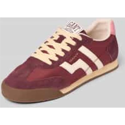 Sneakers van mix van leer en textiel model 'Beylana'