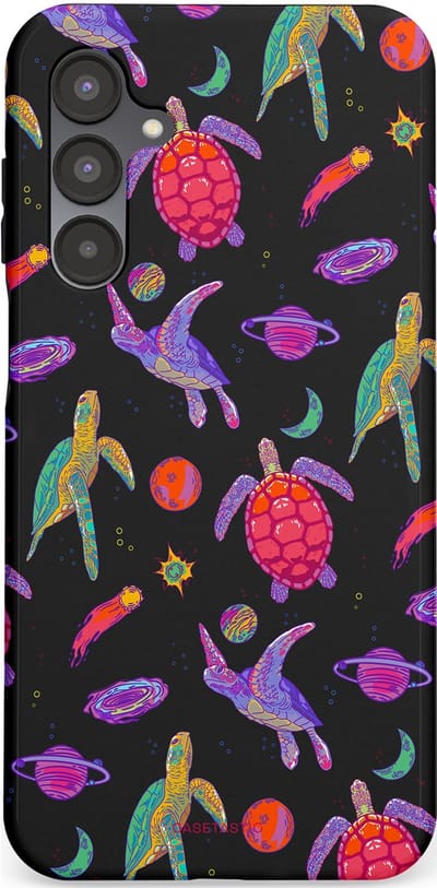 Casetastic Hoesje Geschikt voor Samsung A16 - Stijlvolle Beschermende Duo-layer Case - Astro schildpad