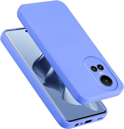 Cadorabo Hoesje geschikt voor OPPO Reno 10 5G / 10 Pro 5G in LIQUID LICHT PAARS - Beschermhoes gemaakt van flexibel TPU silicone Case Cover
