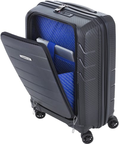 CarryOn Mobile Worker Handbagage koffer met voorvak - Koffer laptopvak en TSA-slot - USB-aansluiting - Zwart