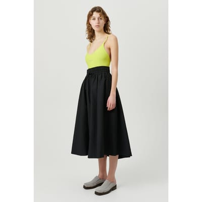 Soulland Meir Skirt Black Größe: XXS/XS | Midiröcke Outlet | Unisex | Schwarz