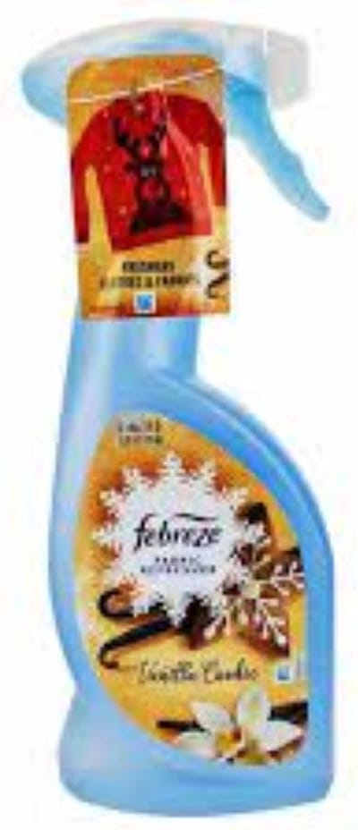 Febreze Textielverfrisser Vanilla Cookie Spray - 6 x 375ml - Voordeelverpakking