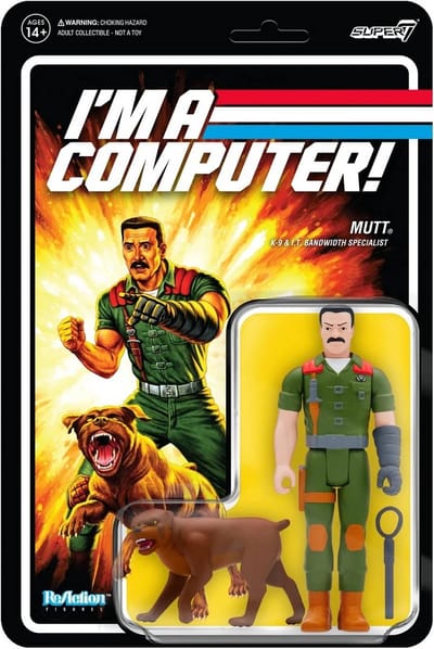 Mutt Actiefiguur (10cm) - ReAction Collectie Stijl - Gemerkt