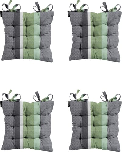 Madison - Zitkussen - Universeel - 4 stuks - 46 x 46 cm - Tomsen Sage - Tuin - Toscane