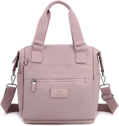 Kleurige Casual Schoudertas voor Vrouwen - Waterdicht Nylon met Meerdere Vakken